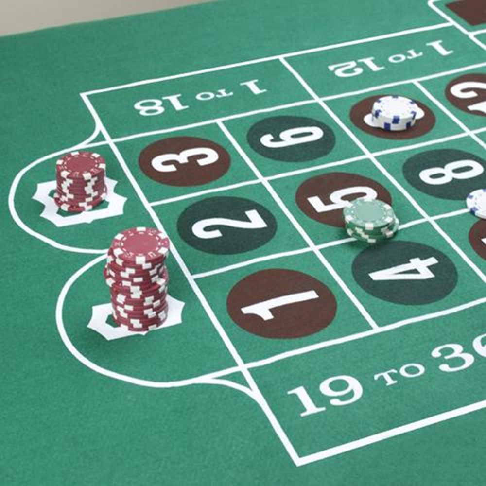 American Roulette Felt Layout Cloth - 180cm x 90cm